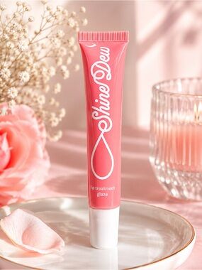 Lip Treatment Glaze - Pink Hydrating Lip Gloss Ballet Slipper